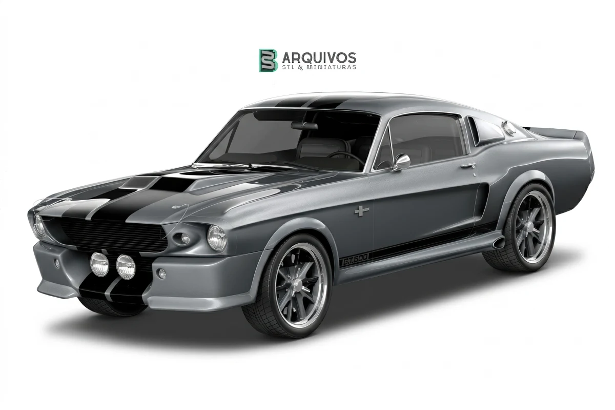 Modelo 3D STL - Ford Shelby GT500 Eleanor 1967